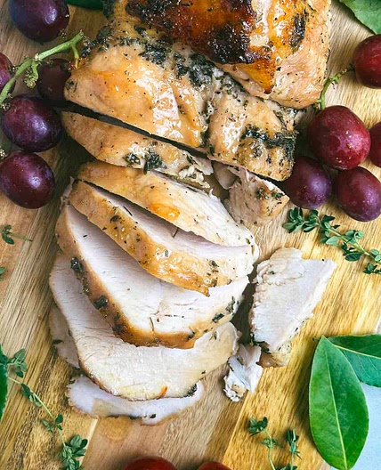 Maple Bourbon Glazed Turkey Breast