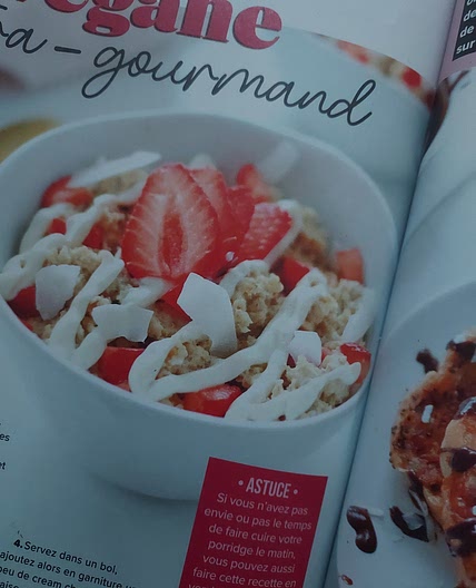 Porridge façon cheesecake