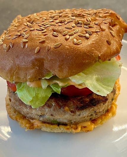 Ultimate tuna burger