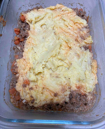 Cooking for 2 - Shepherds Pie