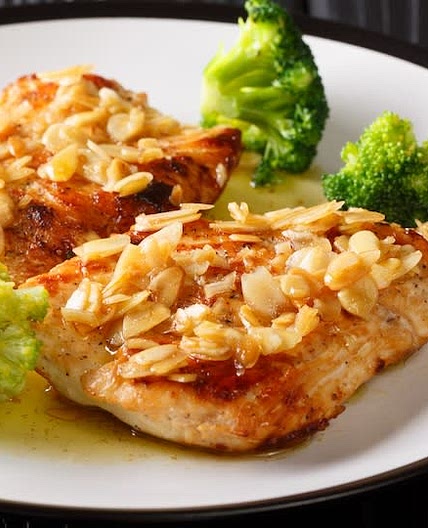 Chicken Almondine with Roasted Potatoes & Green Beans (Freezer/Diabetic Friendly/Low Sodium)