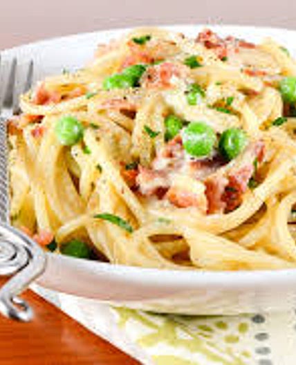 Pasta Carbonara with Bacon