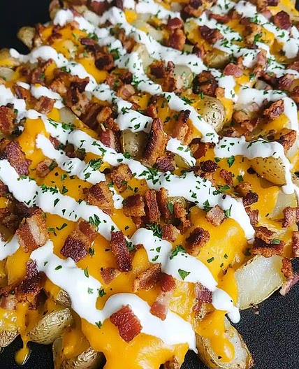 Best Blackstone Loaded Potatoes