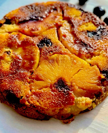 Healthy Pineapple Upside Down Cake