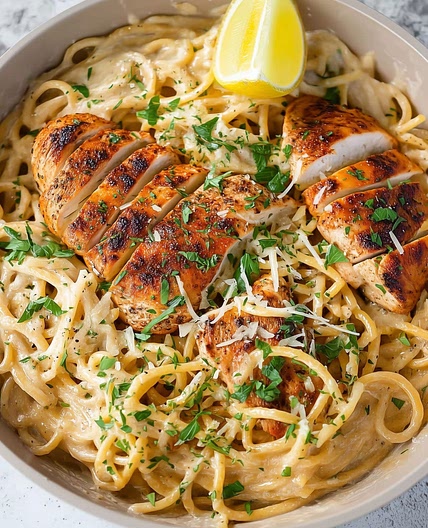 Creamy Lemon Chicken Pasta