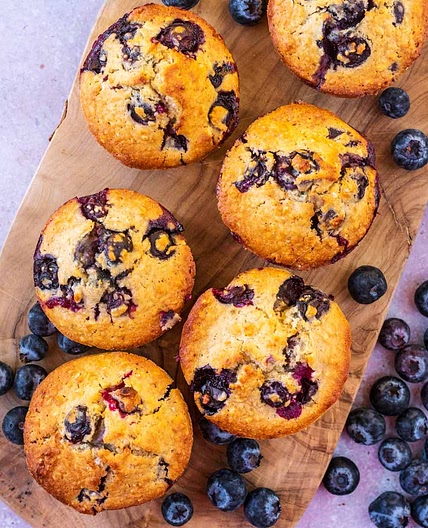 Healthy Blueberry Muffins