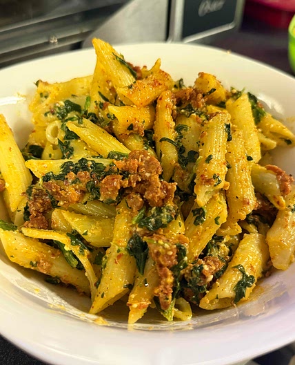 Chorizo Alfredo