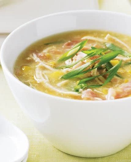 Chicken sweet corn soup