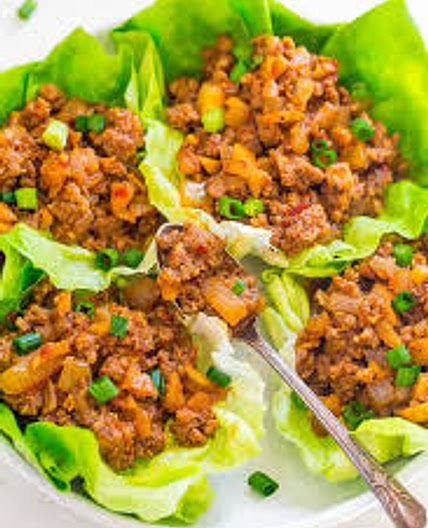 Ginger Pork Lettuce Wraps