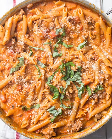 Creamy Pasta with Sausage