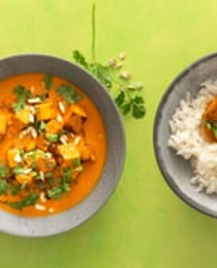 Gelbes Tofu-Curry