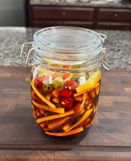 Watermelon Rind Pickles (Korean Jangajji)