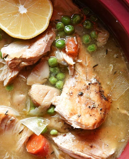 Slow-Cooker Lemon-Garlic Chicken