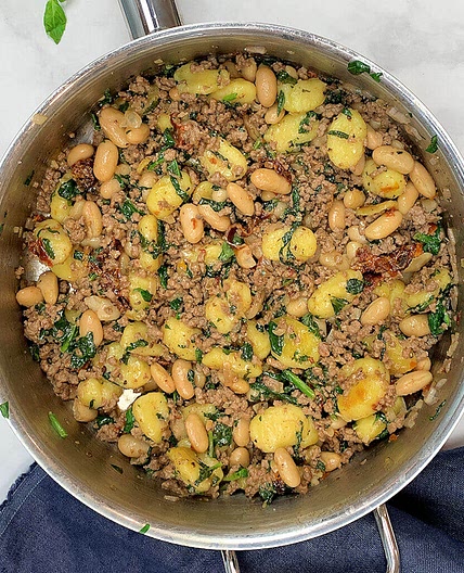 White Bean & Beef Gnocchi