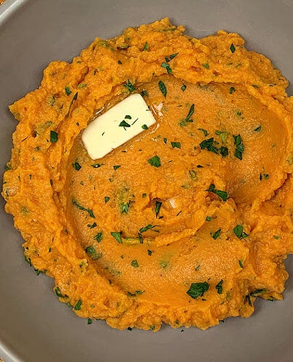 Savory Mashed Sweet Potatoes