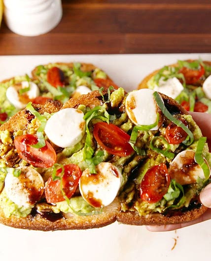 Caprese Avocado Toast