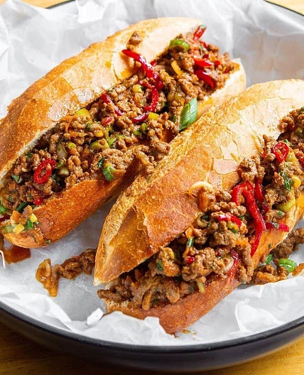 Pão com carne
