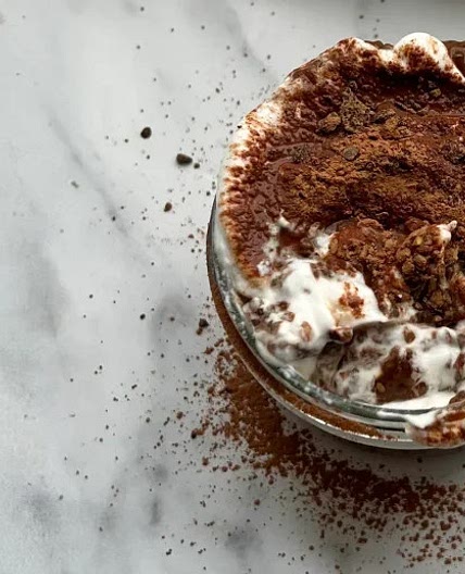 Tiramisu Chia Collagen Pudding