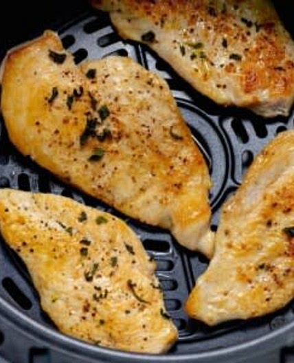 The Best Air Fried Chicken Breasts Recipe with tasty spices