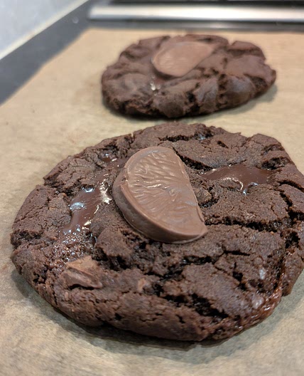 Chocolate orange cookies