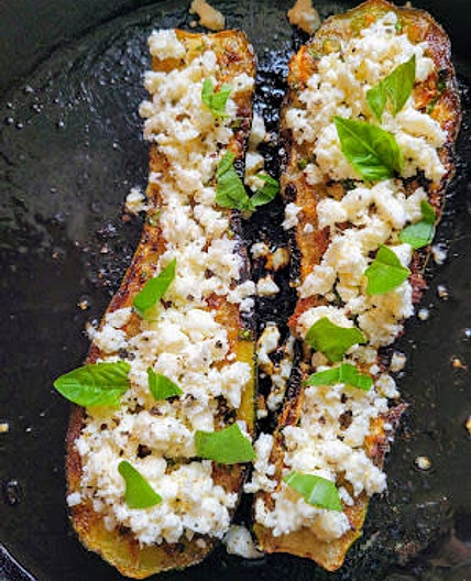 Honey Garlic Zucchini