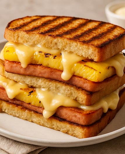 Grilled SPAM & Pineapple Melts