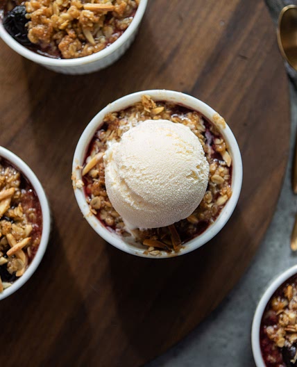 Cherry-Almond Crisp Recipe