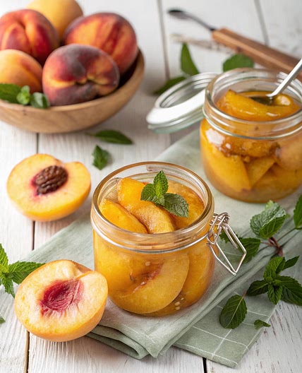 Homemade Peach Preserves