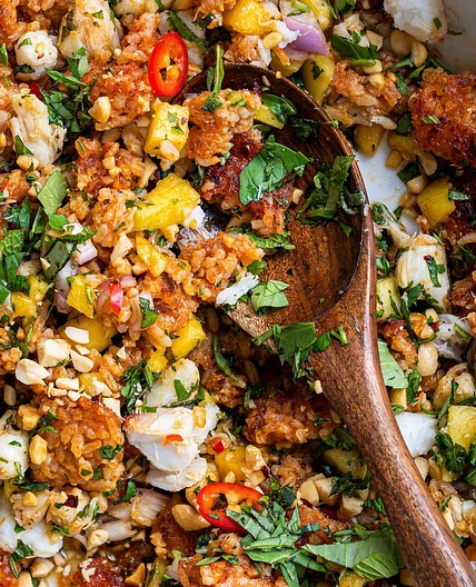 Crispy Rice Salad