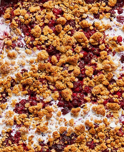 Sheet-Pan Cranberry Crisp