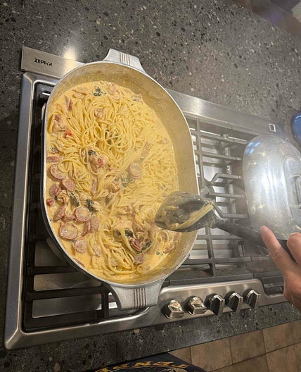 ScoFo’s Cajun linguine