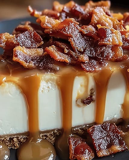 Bacon Bourbon Caramel Cheesecake Recipe - Tent Trail Camping