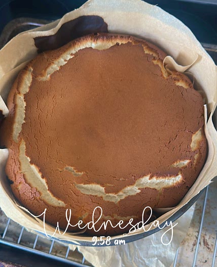 Lactose Free Basque Cheesecake 