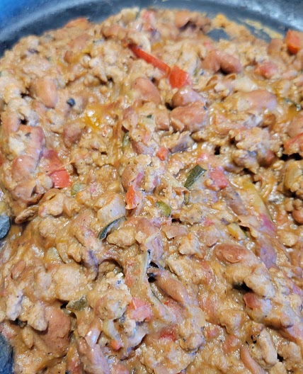 Chicken and beans bowl