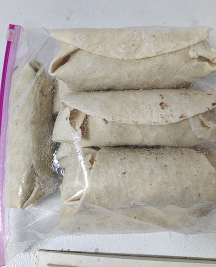 Freezer breakfast burritos (not soggy!)