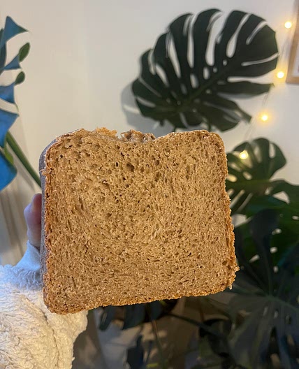 Pan integral en el horno de pan