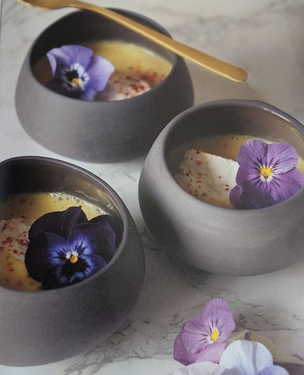 Velouté de Maïs, Crème fouettée au piment d'Espelette