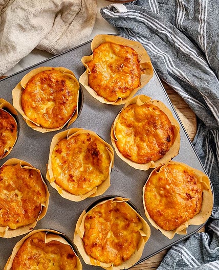 Cheesy Red Lentil Muffins