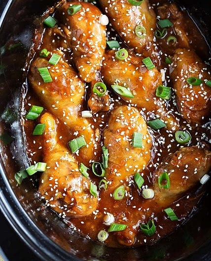 Slow Cooker Honey Garlic Chicken and Vegetables