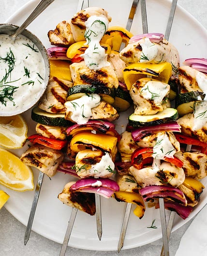 Greek Chicken Kabobs