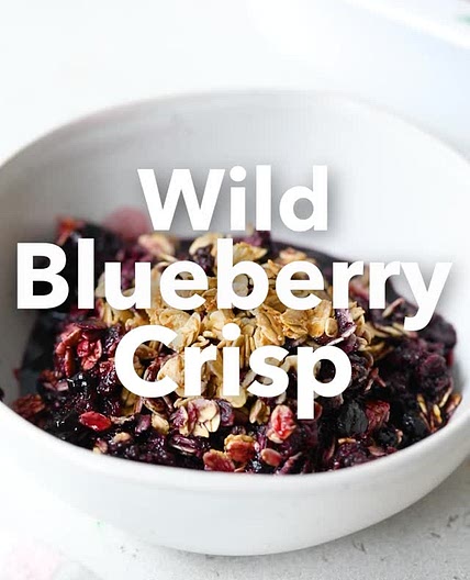 Blaubeercrumble