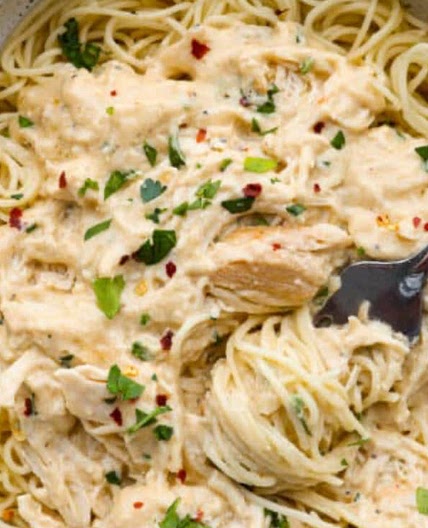 Slow cooker angel chicken