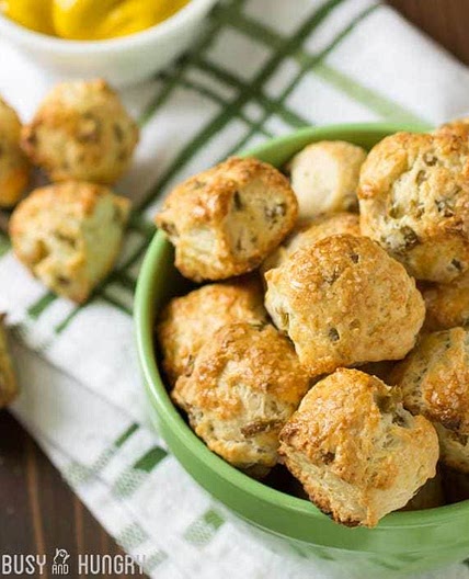 Olive Parmesan Pretzel Bites