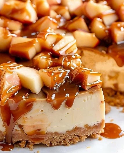 Caramel Apple Cheesecake