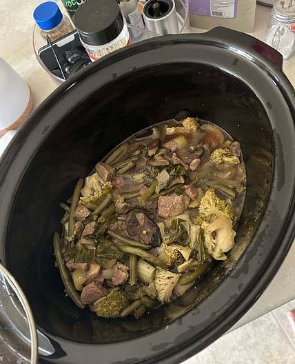 Crockpot Beef & Veggie Stew (Macro-Friendly, Low-Carb)
