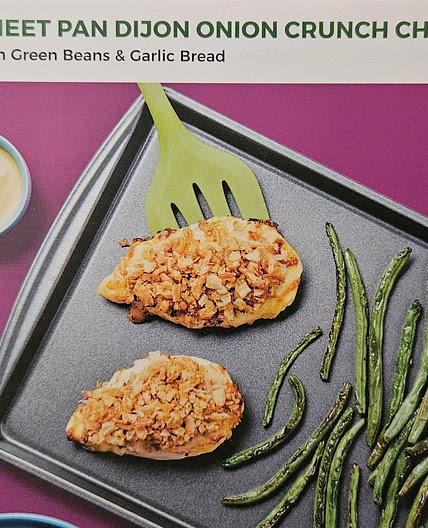 Hello Fresh - sheet pan dijon onion crunch chicken