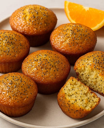 Orange & Poppy Seed Muffins