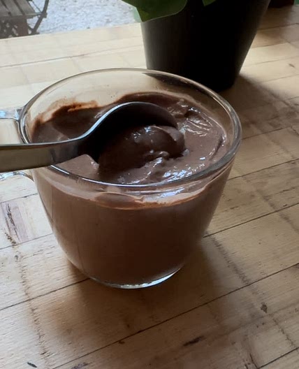Crème au chocolat protéiné 