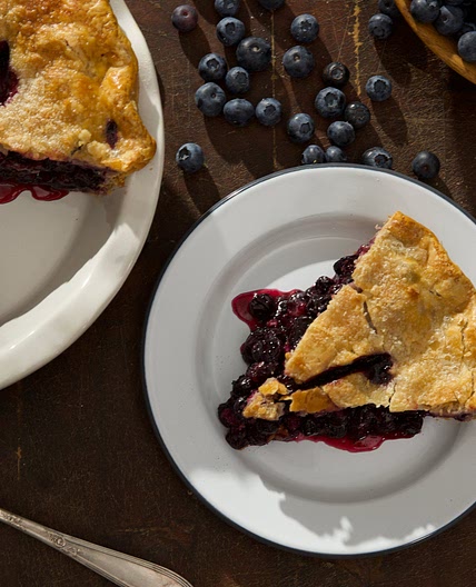 Blueberry Pie with Sweet Ginger Crust Recipe