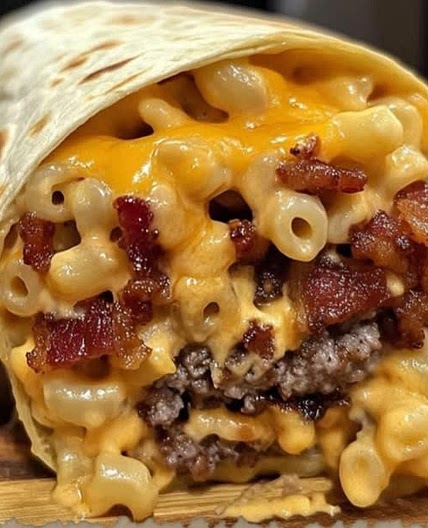 Bacon Mac & Cheese Burrito